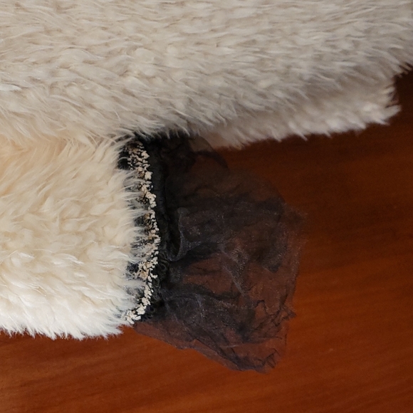 Mikayla Mahogany White Cardigan Sz L - Picture 3 of 8